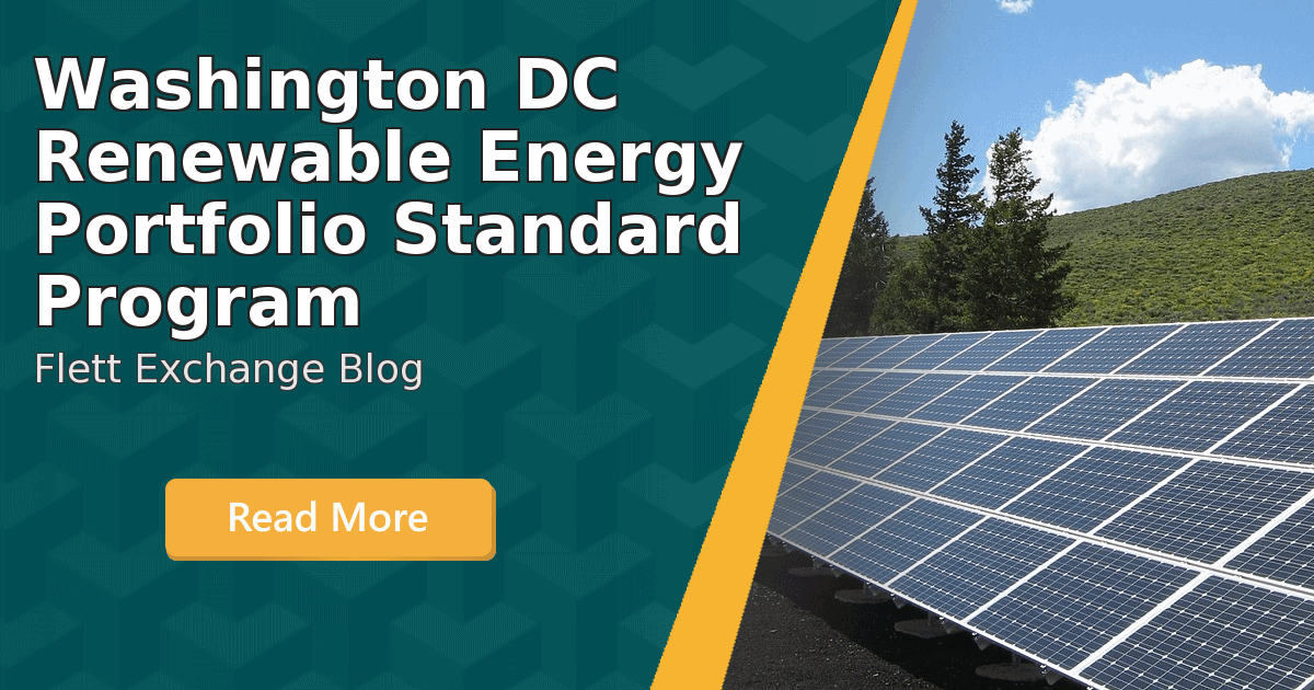 Washington DC Renewable Energy Portfolio Standard Program | Flett Exchange