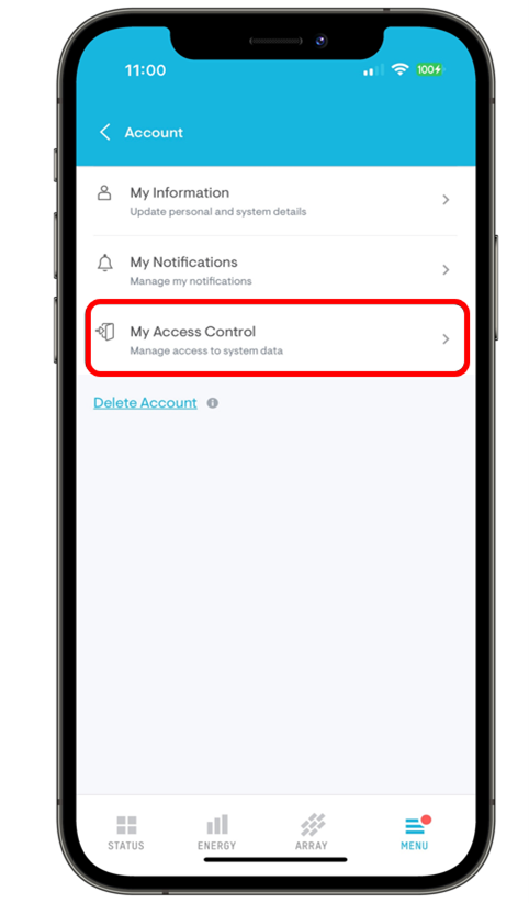 Enphase Enlighten App - Access Control